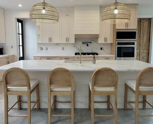 soul nebula Cabinets and countertops by. Synergy Granite Quartz Countertops. Marble Falls, TX