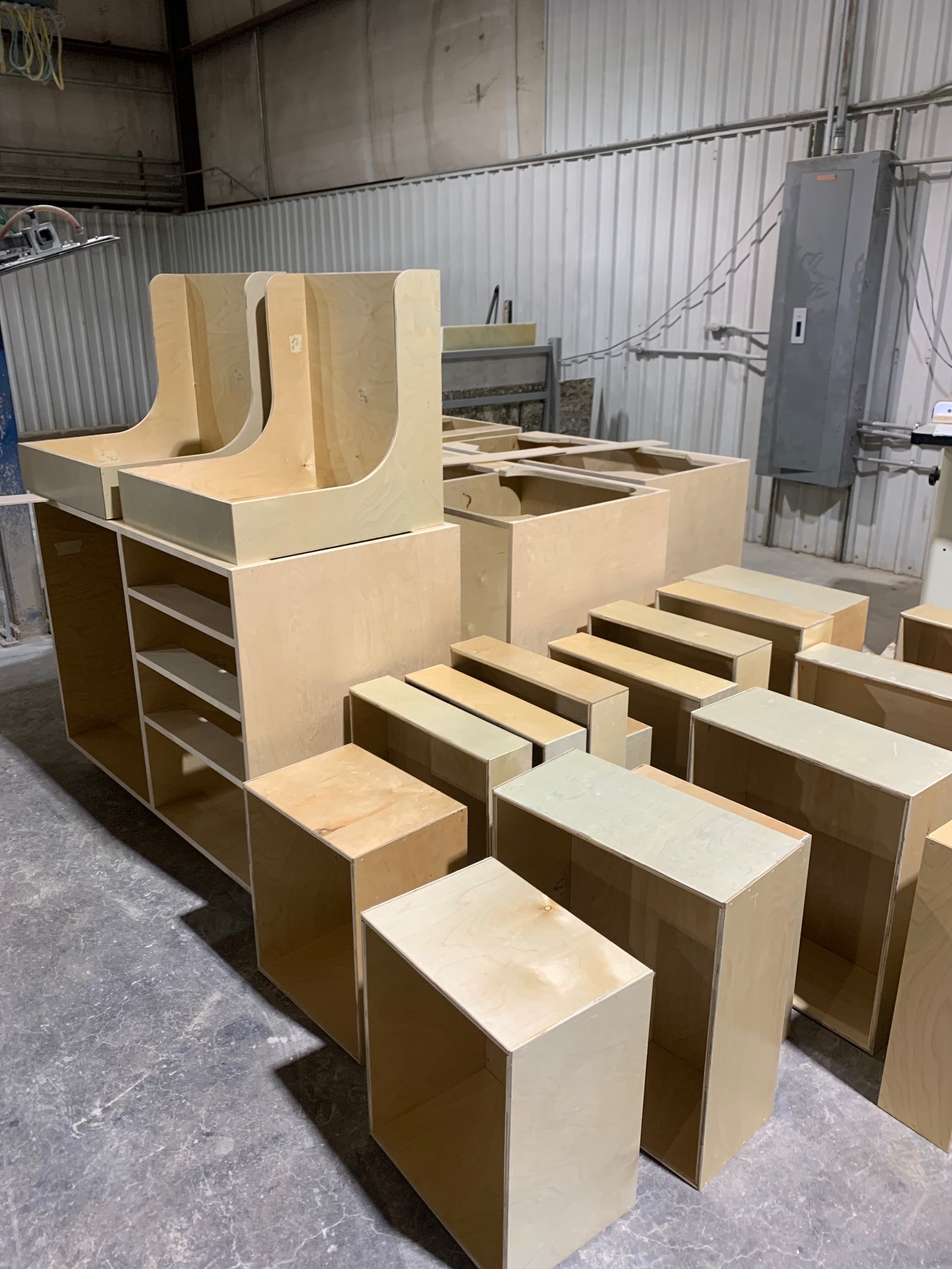 Custom drawer boxes - Synergy Granite Millwork Department